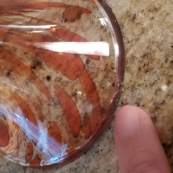 2/20$/ Hand blown glass oil lamp - Picture 11 of 13